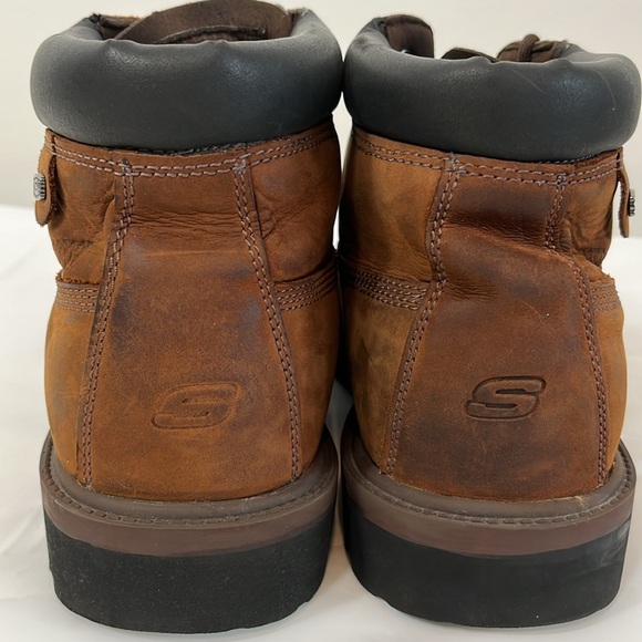 Skechers Verdict 10.5 Wide Waterproof Hiking Boots Lug Sole Memory Foam - Picture 6 of 14